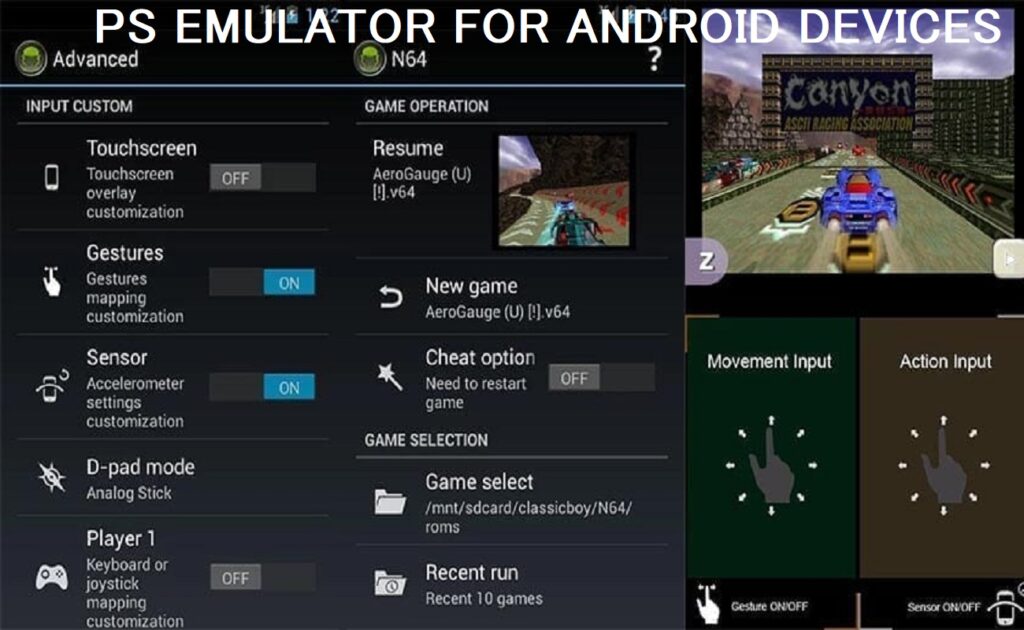 PS EMULATOR FOR ANDROID DEVICE