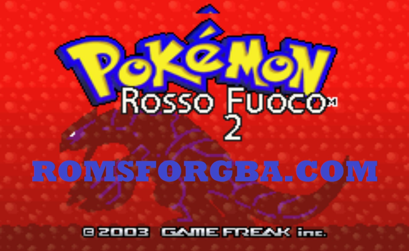 Pokemon Rosso Fuoco 2 ROM Download [2023 Patched GBA]