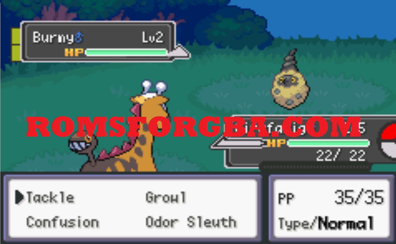 Screenshot Of Pokémon SupremeRed Randomizer ROM