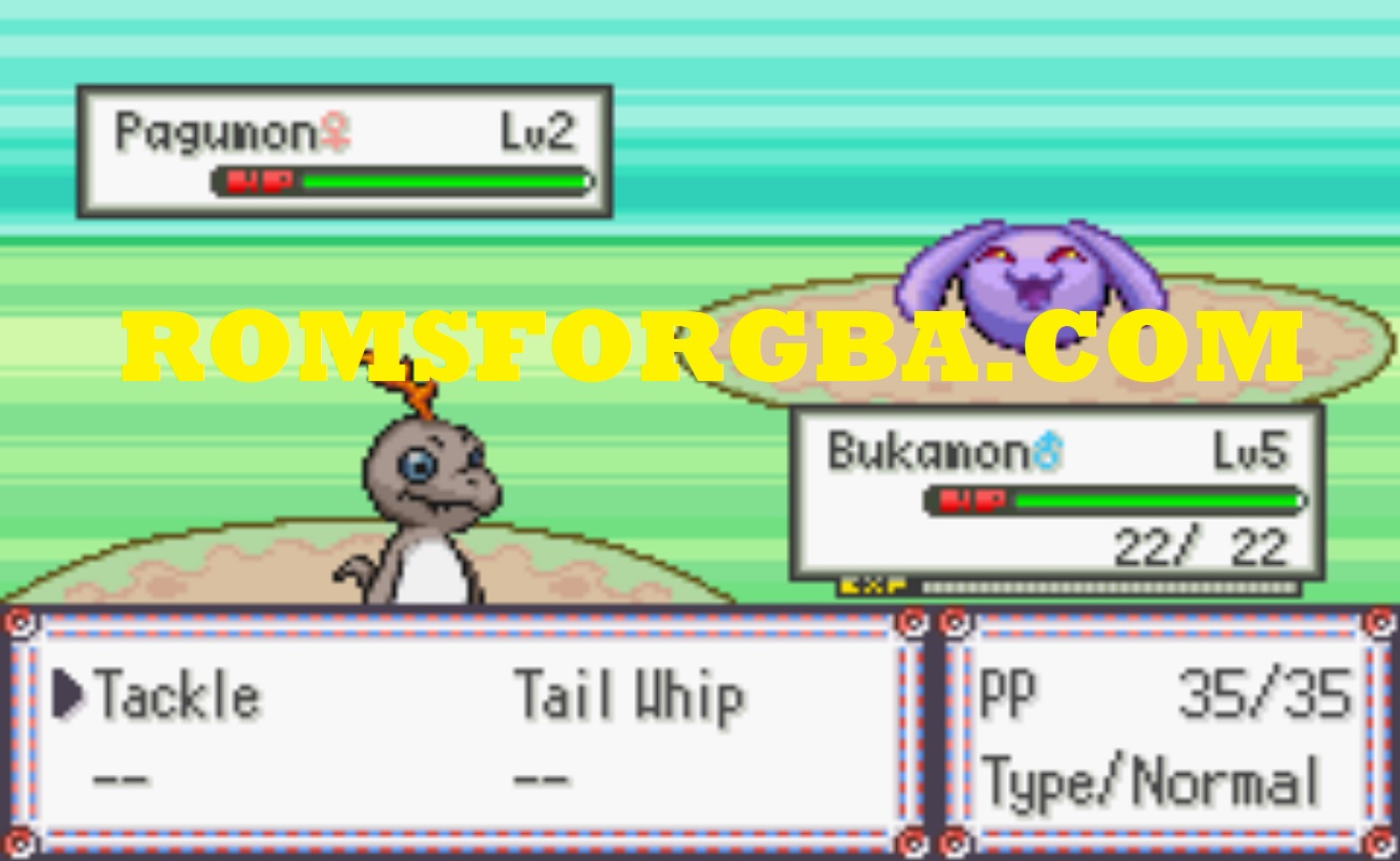 Screenshot of Digimon Emerald Project Game