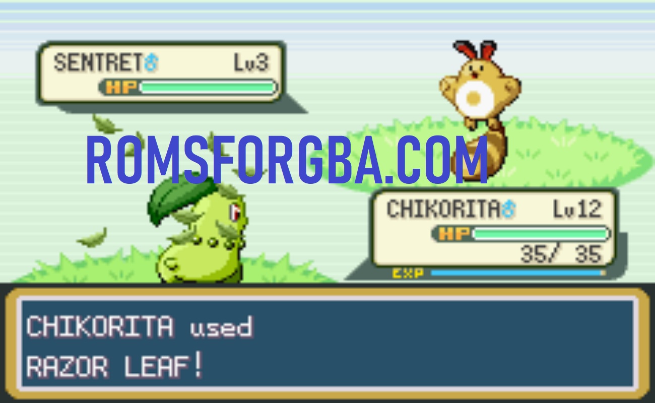 Screenshot of Pokemon BasedRedCringeGreen ROM