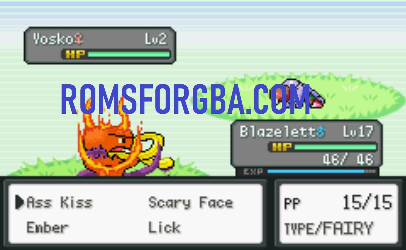 Screenshot of Pokemon Different FireRed ROM