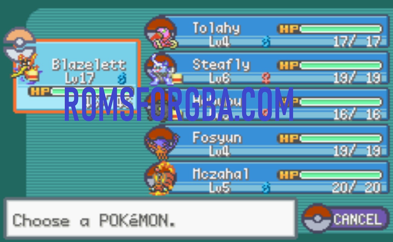 Screenshot of Pokémon Different ROM