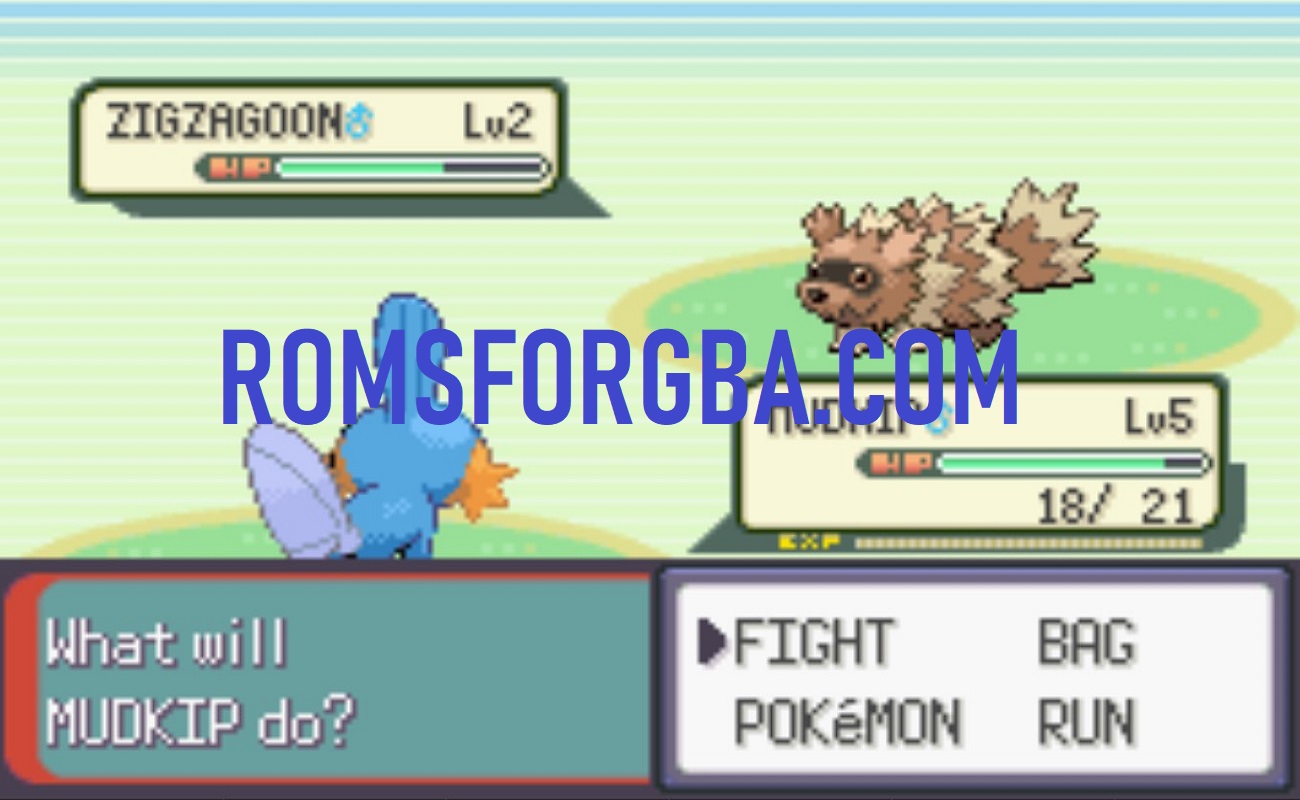 Screenshot of Pokemon Emerald Complete Safari ROM