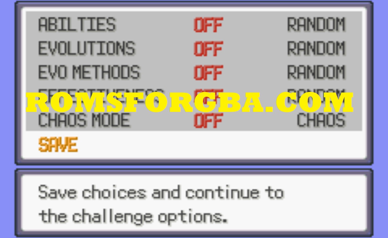 Screenshot of Pokemon Emerald Cross