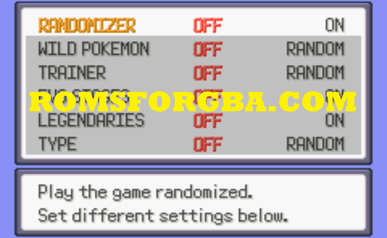 Screenshot of Pokemon Emerald Cross ROM
