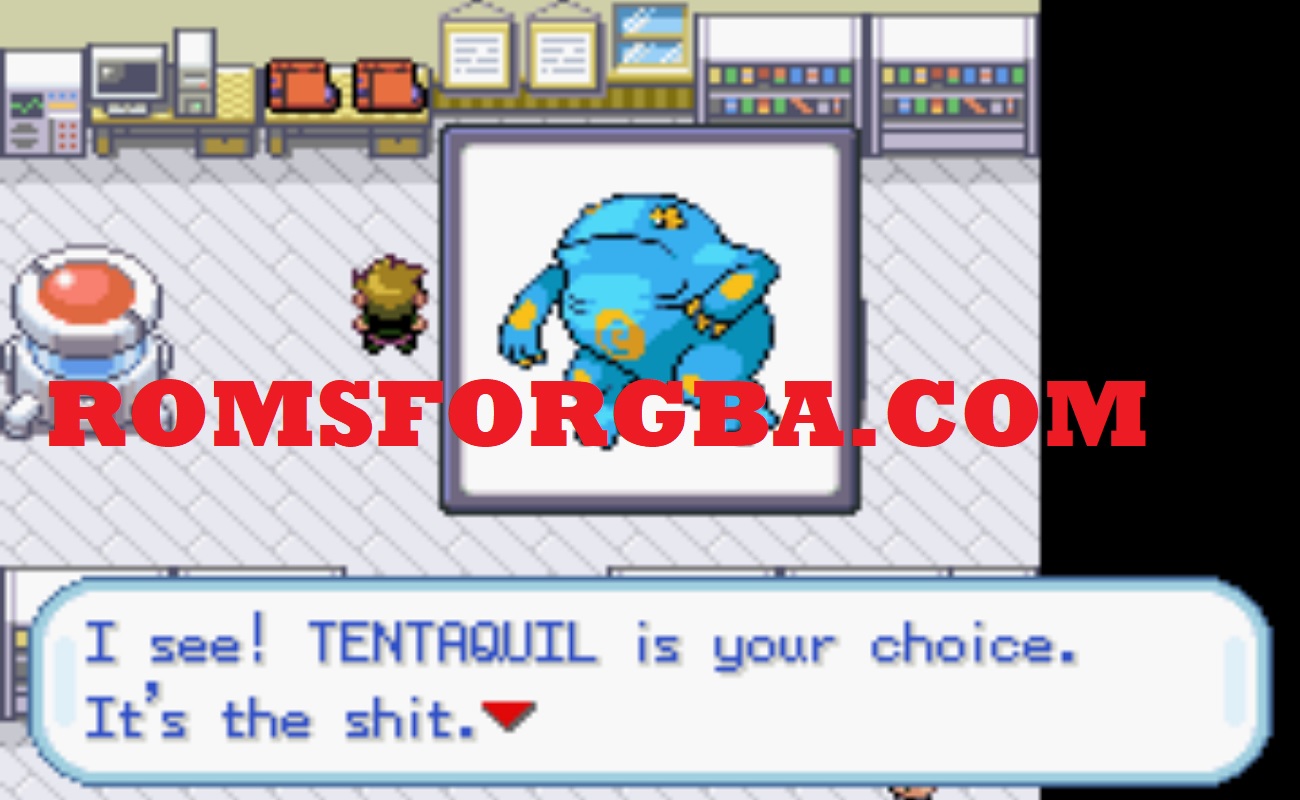 Screenshot of Pokemon Fire Red Tentaquil ROM
