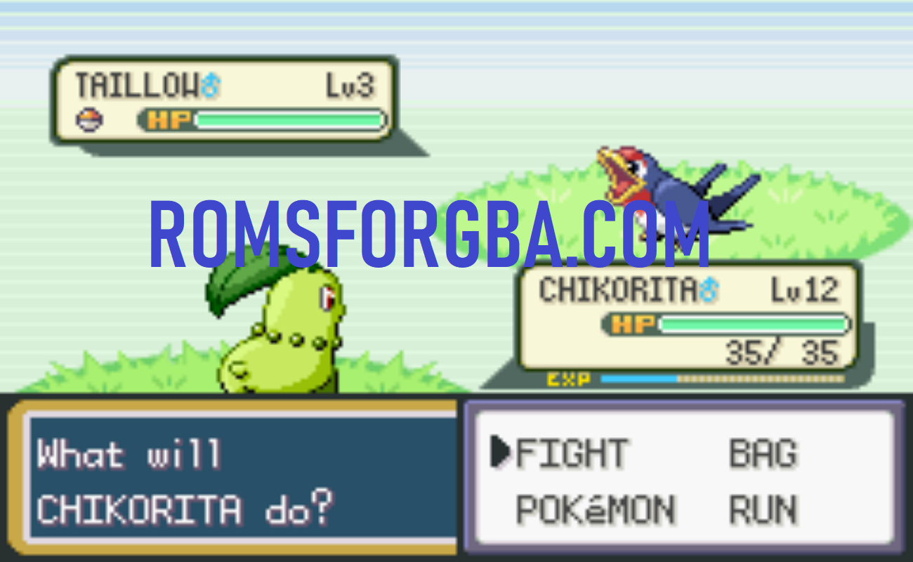 Screenshot of Pokemon FireRed BasedRedCringeGreen ROM