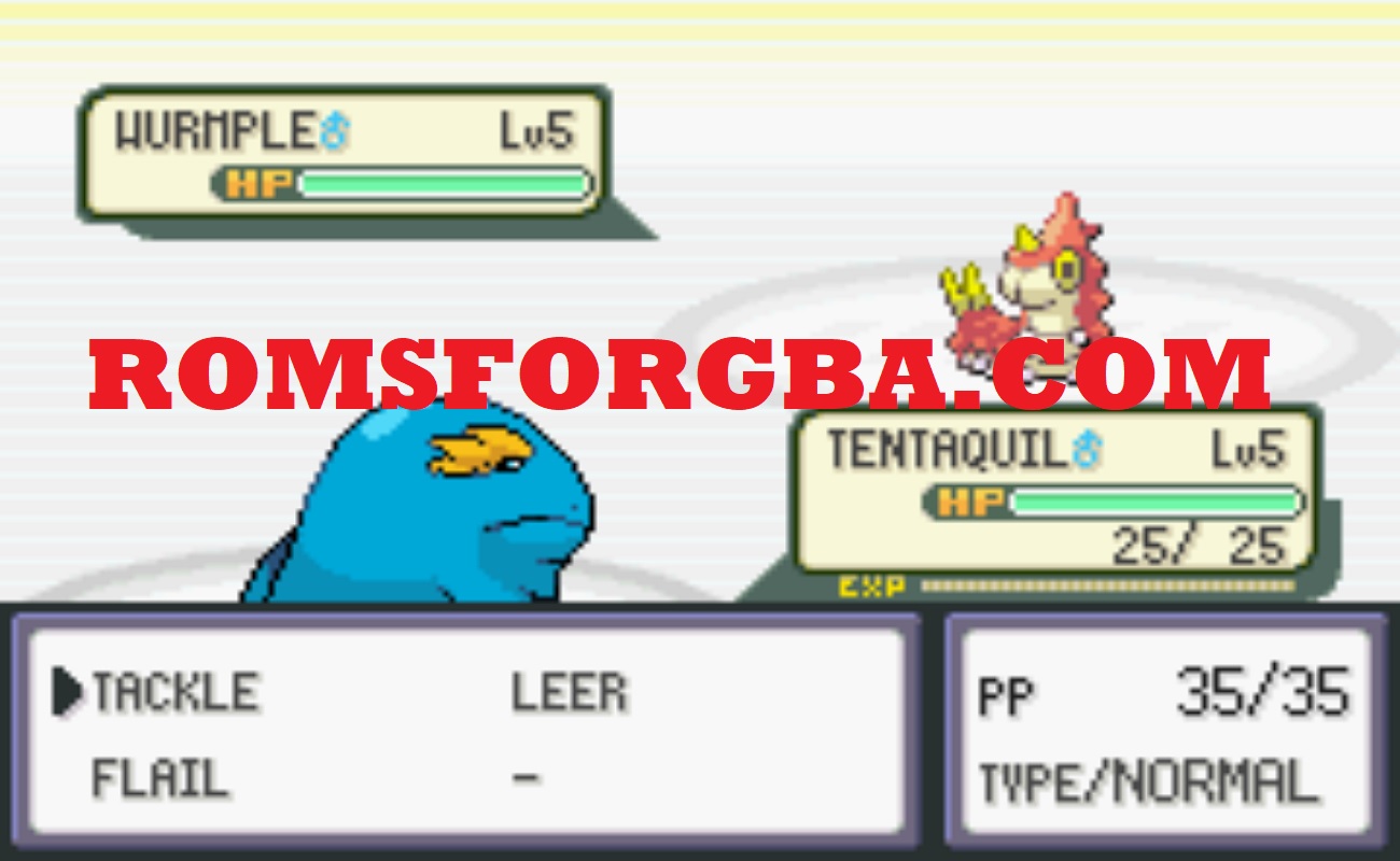 Screenshot of Pokemon FireRed Tentaquil ROM