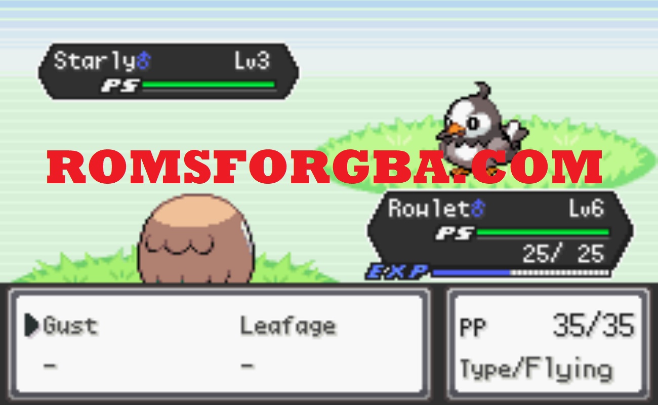 Screenshot of Pokémon Hisui Red ROM