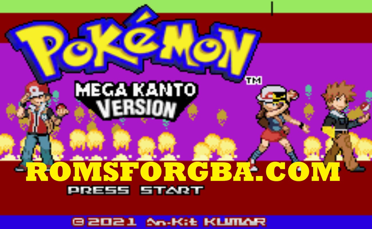Screenshot of Pokemon Mega Kanto ROM