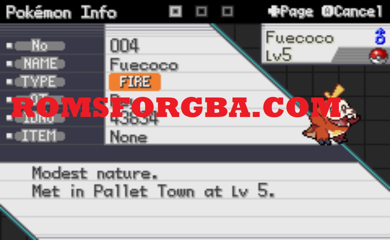 Screenshot of Pokemon Scarlet Violet ROM