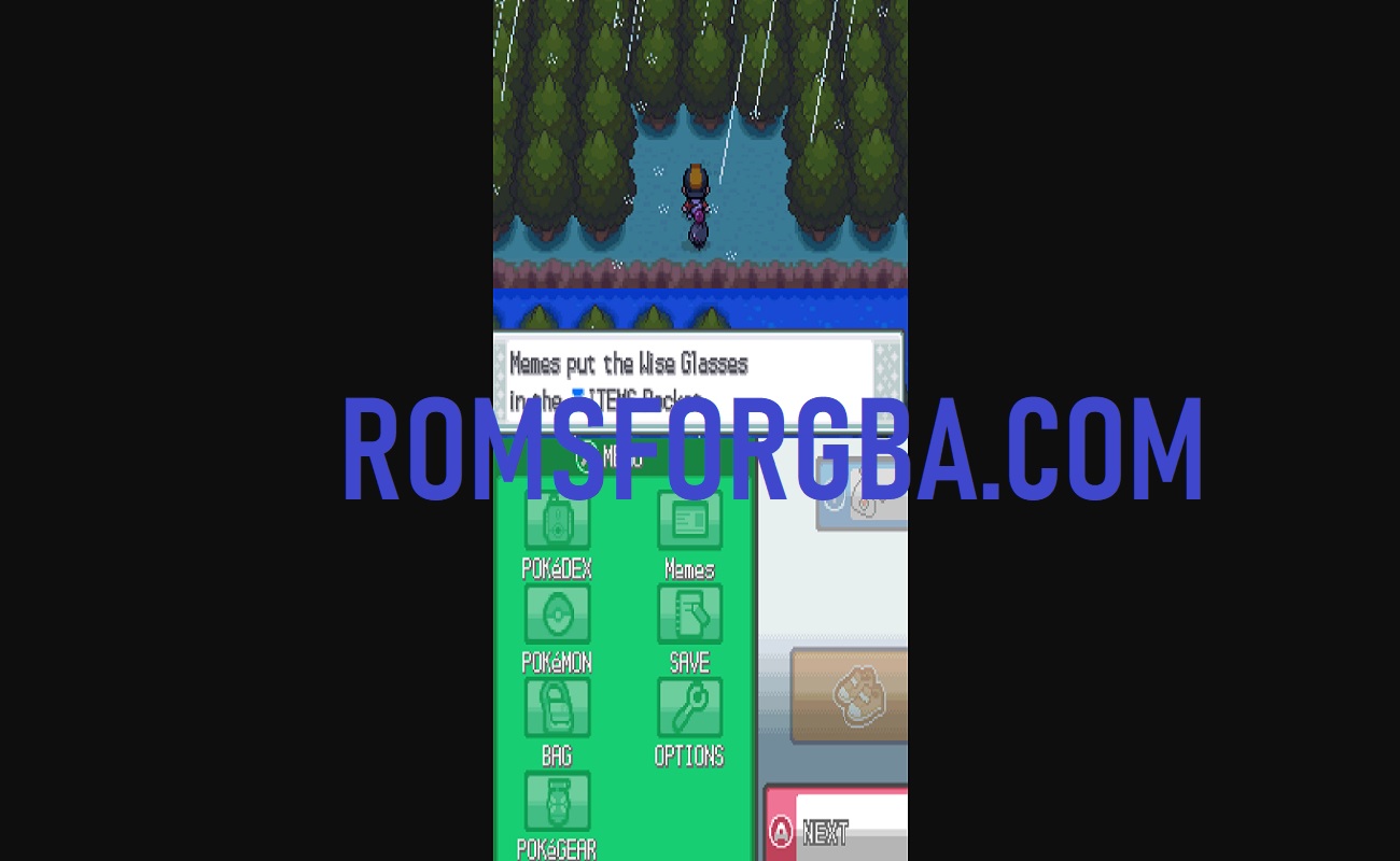 Screenshot of Pokémon Shattered Silver