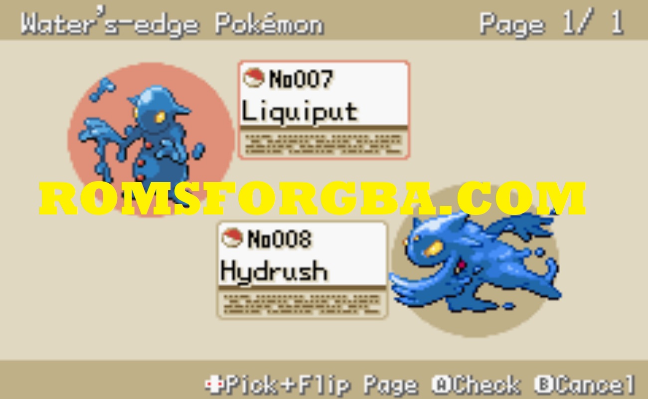 Screenshot of Pokemon Vega Fairy Edition EX Game