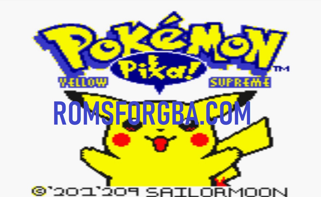 Screenshot of Pokemon Yellow Supreme ROM