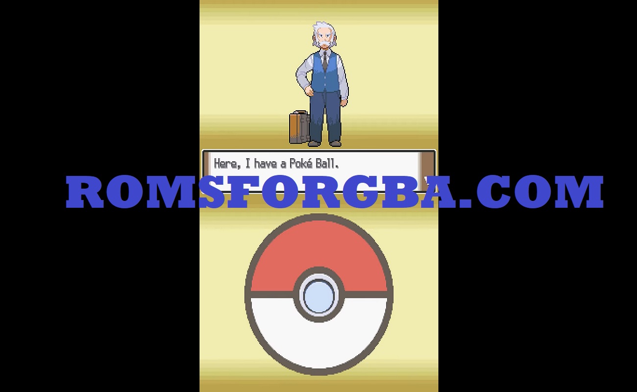 Screenshot of Pokemon Following Platinum ROM