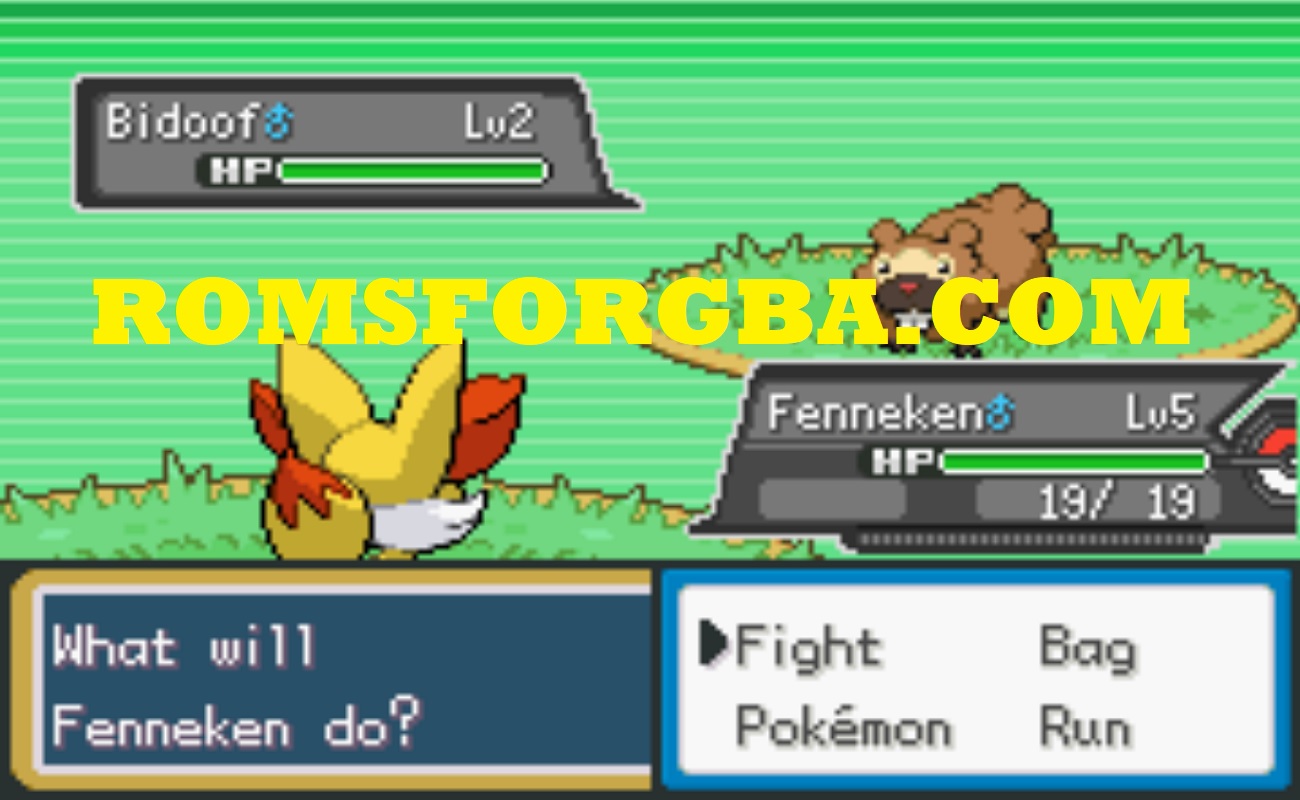 Screenshot of Pokémon Saiph ROM