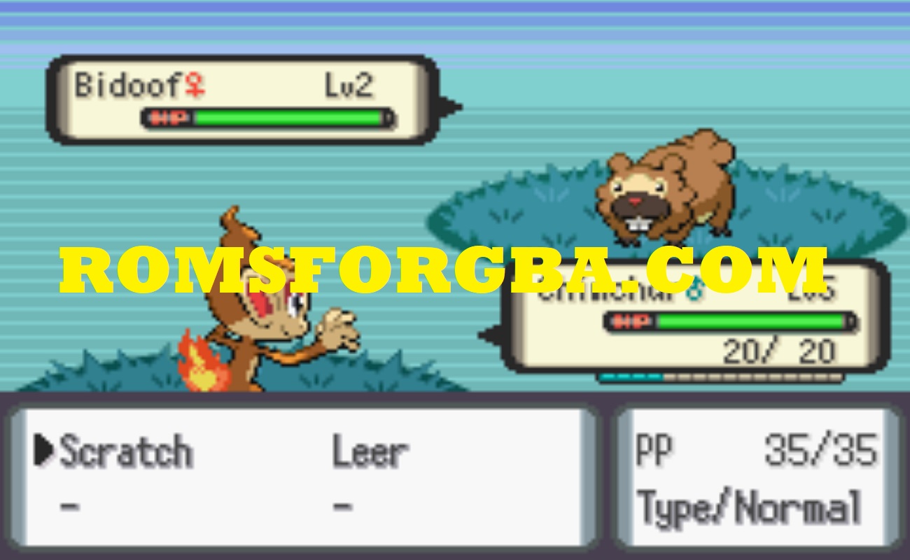 Screenshot of Pokemon Sharp Diamond