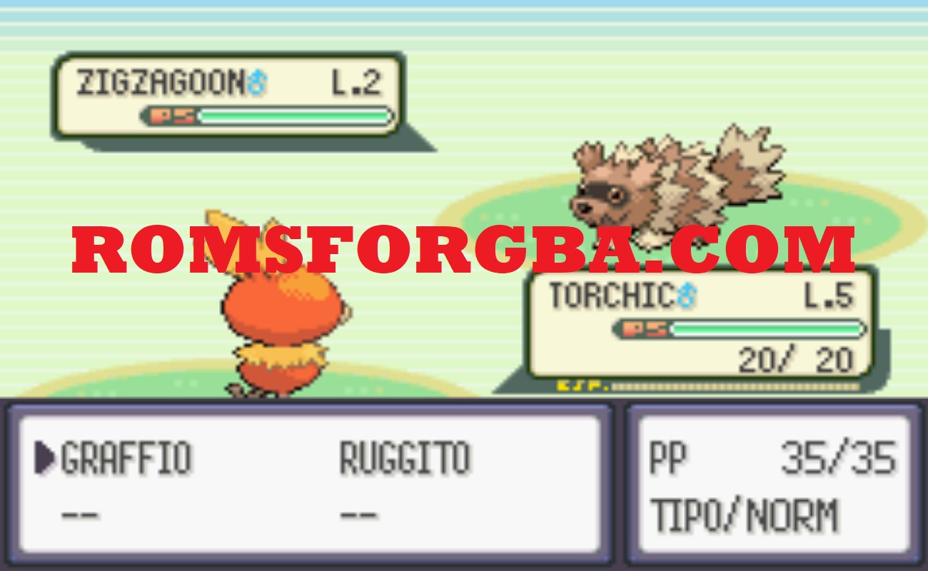 Screenshot of Pokémon Smeraldo ROM