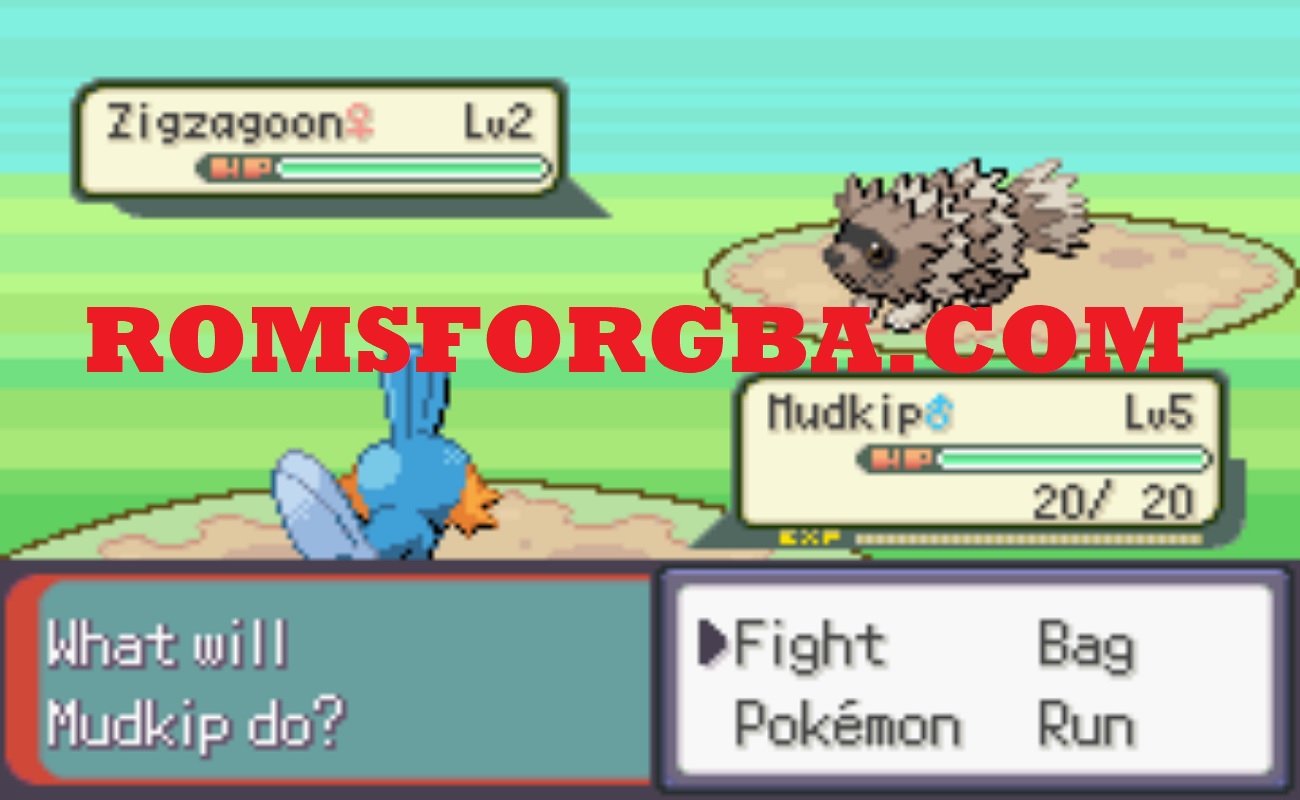 Screenshot of Pokemon Theta Emerald EX Game