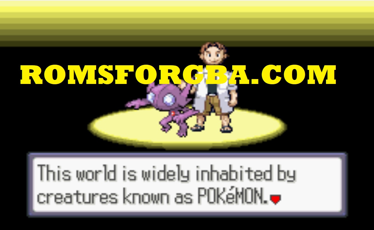 Screenshot of Pokemon Weathered Ruby Game