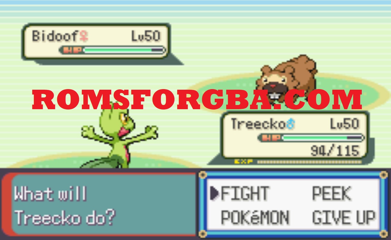 Screenshot of Pokémon Ascent GBA ROM