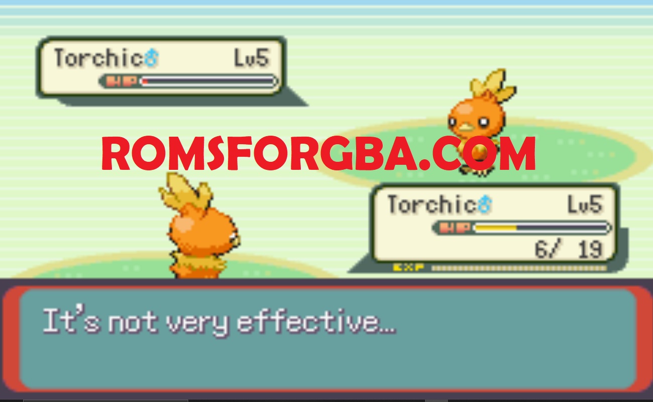 Screenshot of Pokemon Beta Emerald GBA