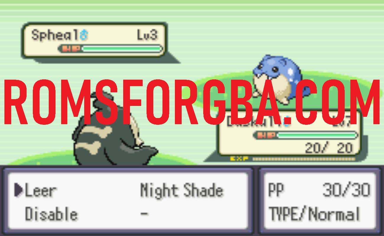 Screenshot of Pokémon Emerald Rogue GBA ROM