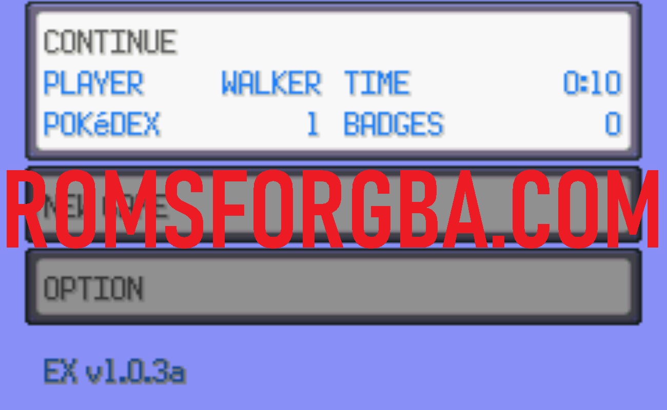 Screenshot of Pokemon Emerald Rogue ROM