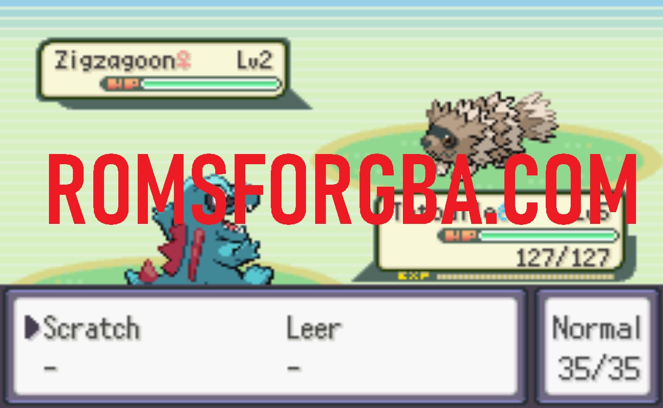 Screenshot of Pokémon Exceeded GBA ROM