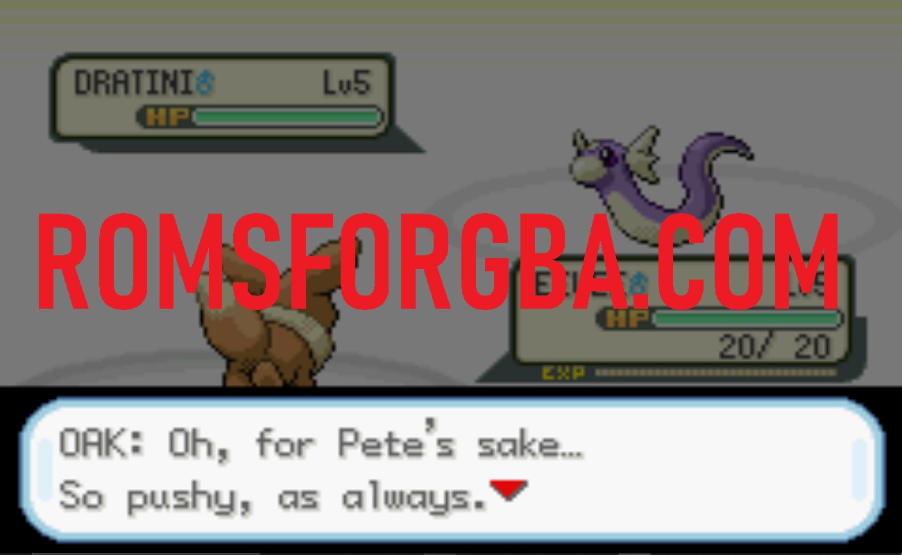 Screenshot of Pokemon Faria GBA