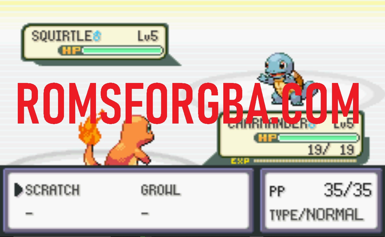 Screenshot of Pokemon FireRed 1.0 GBA ROM