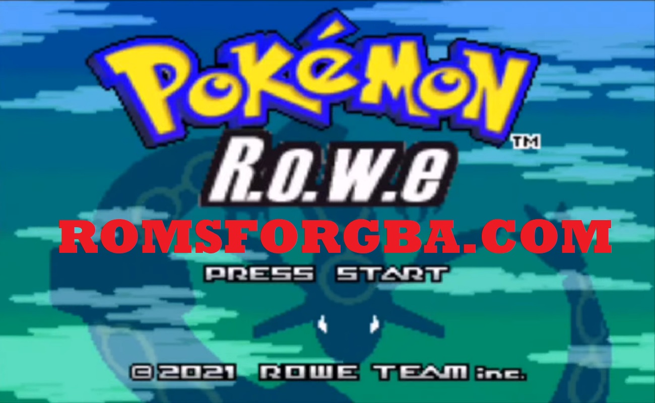 Screenshot of Pokemon R.O.W.E ROM