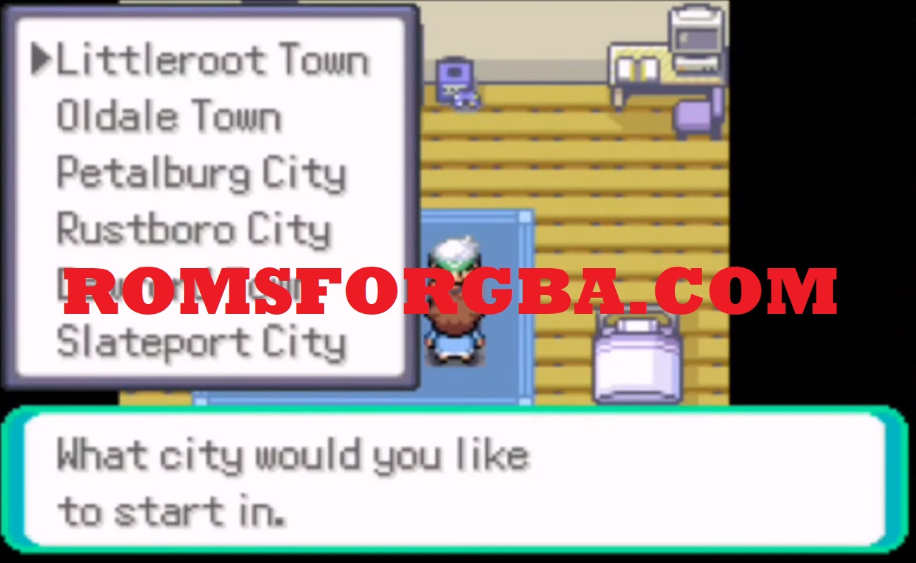 Screenshot of Pokémon R.O.W.E ROM