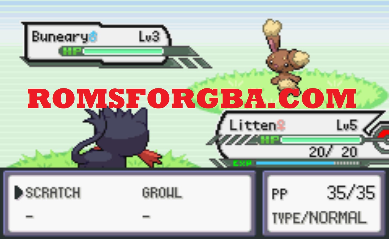 Screenshot of Pokémon Ultra Red & Ultra Green GBA ROM