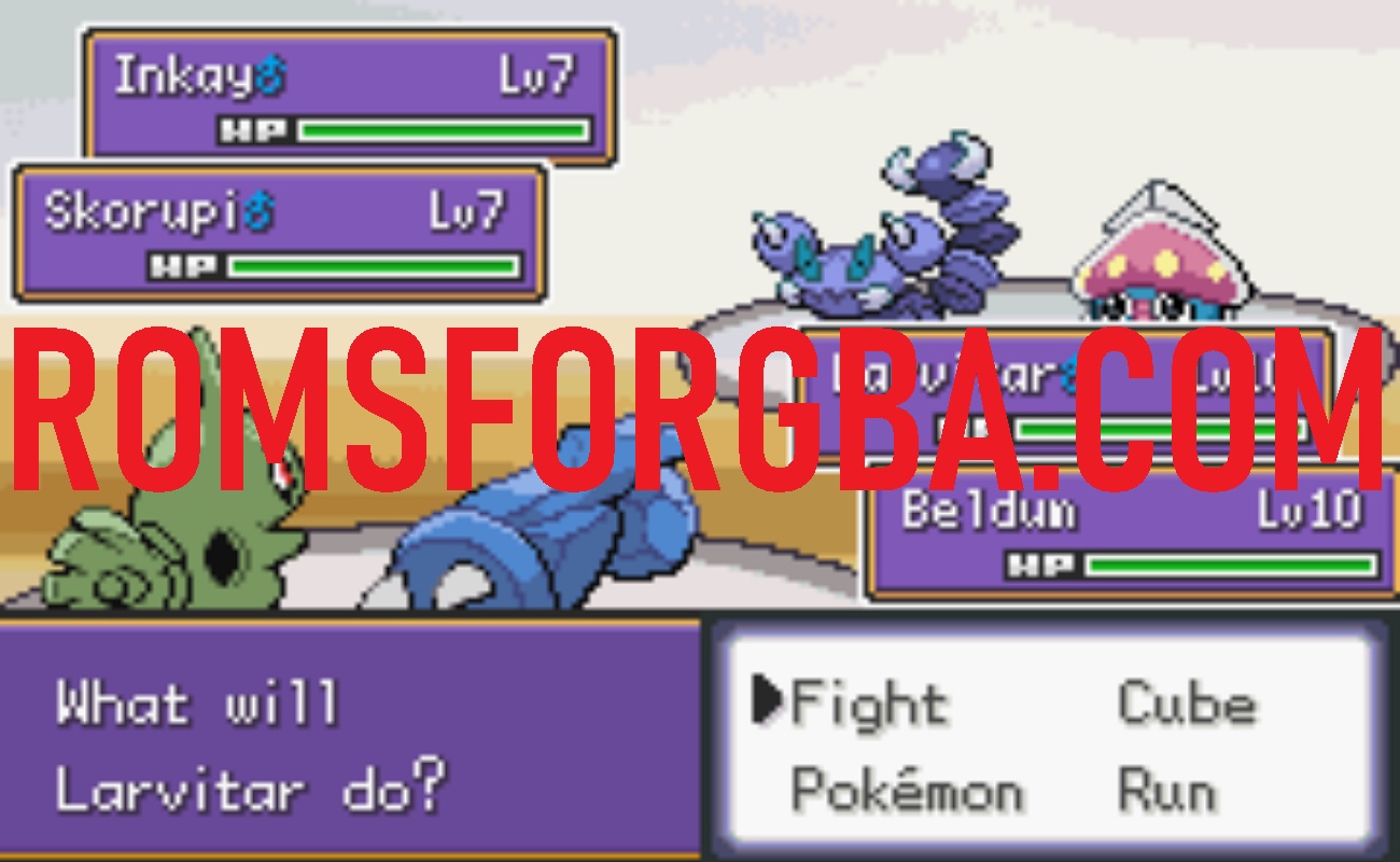 Screenshot of Pokémon Unbound GBA ROM