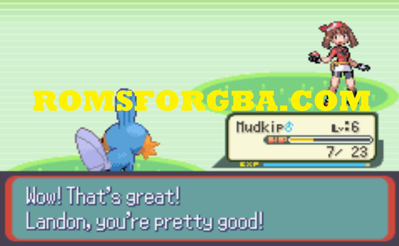 Screenshots of Pokémon Good Ruby GBA ROM