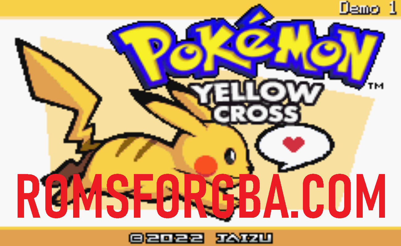 Pokemon Yellow Cross ROM Download [2023 Patched GBA]