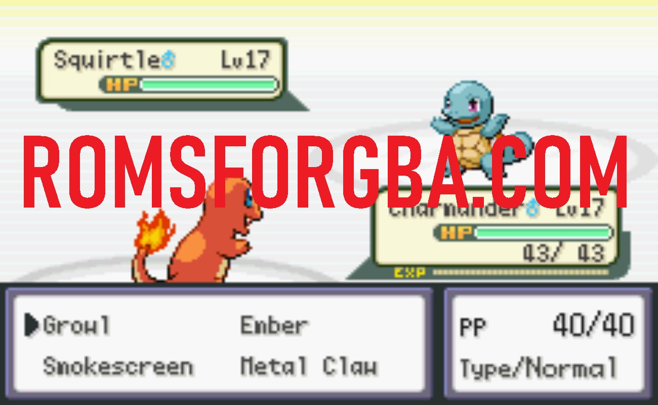 Screenshot of Pokemon Advanced Version 3 Game