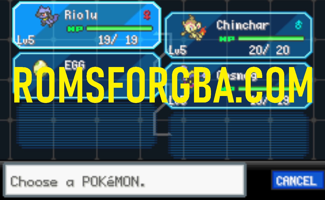 Screenshot of Pokémon Blue Stars 3 Forces GBA ROM