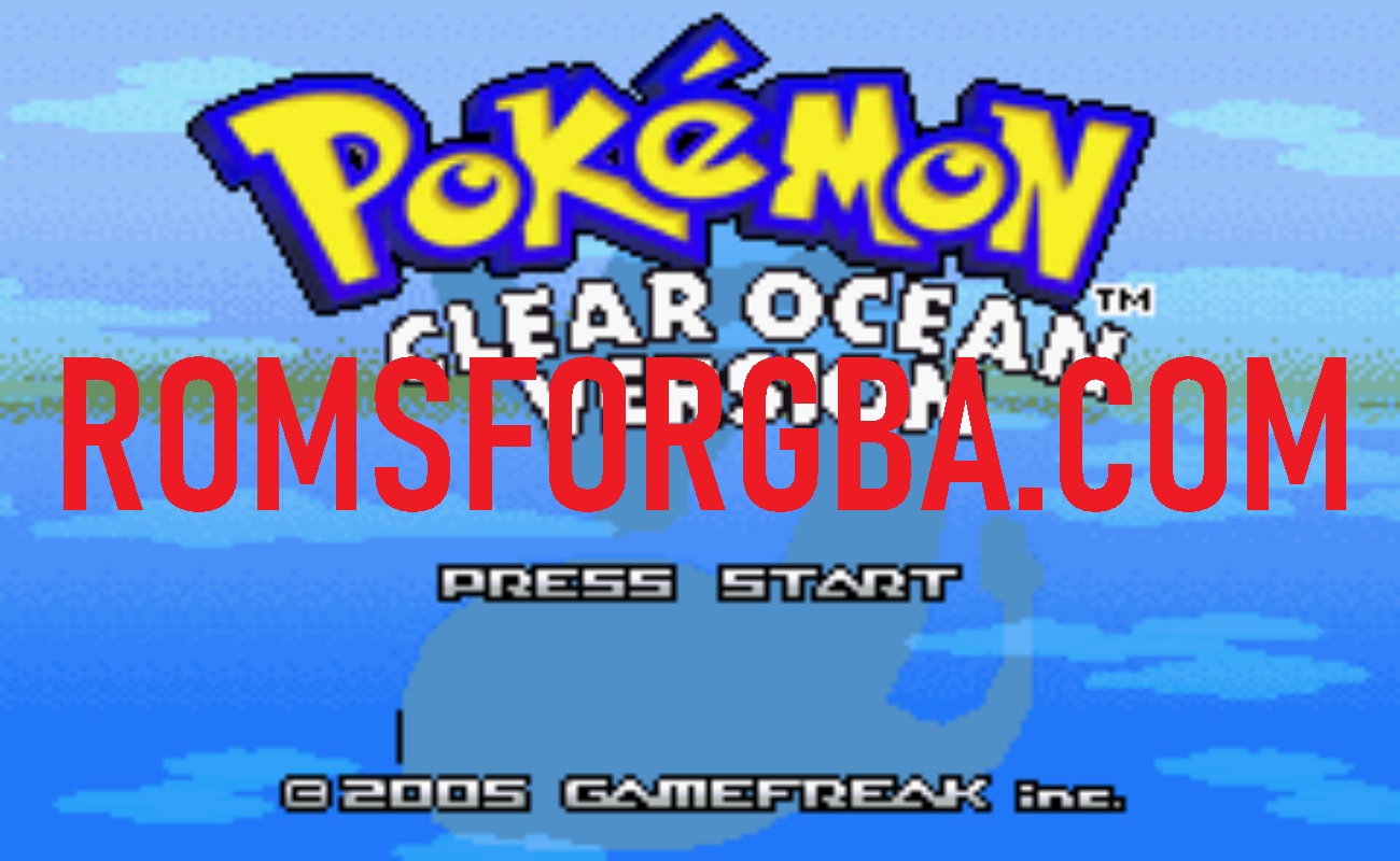 Screenshot of Pokemon Clear Ocean ROM