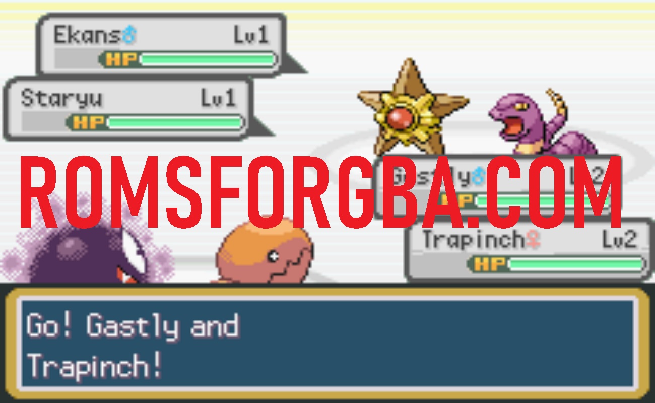 Screenshot of Pokémon Desert GBA ROM