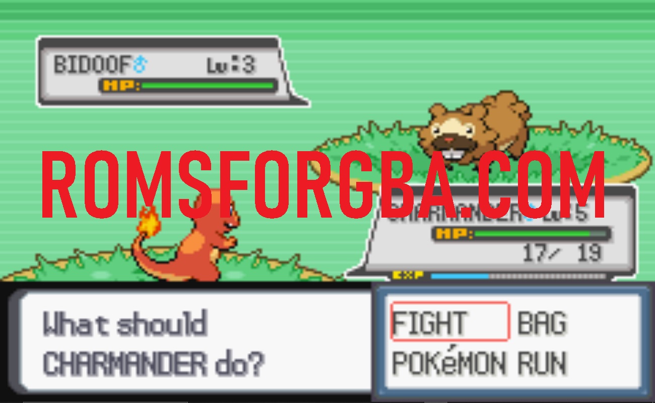 Screenshot of Pokémon Light Platinum GBA ROM