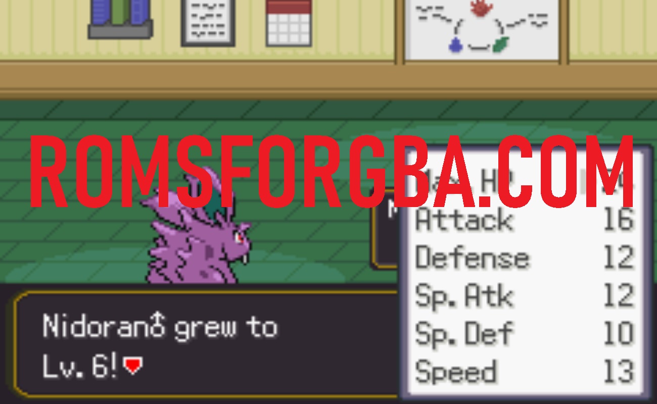 Screenshot of Pokémon Mirage of Tales 2022 GBA ROM