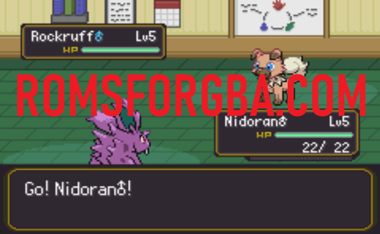 Screenshot of Pokemon Mirage of Tales 2022 Game