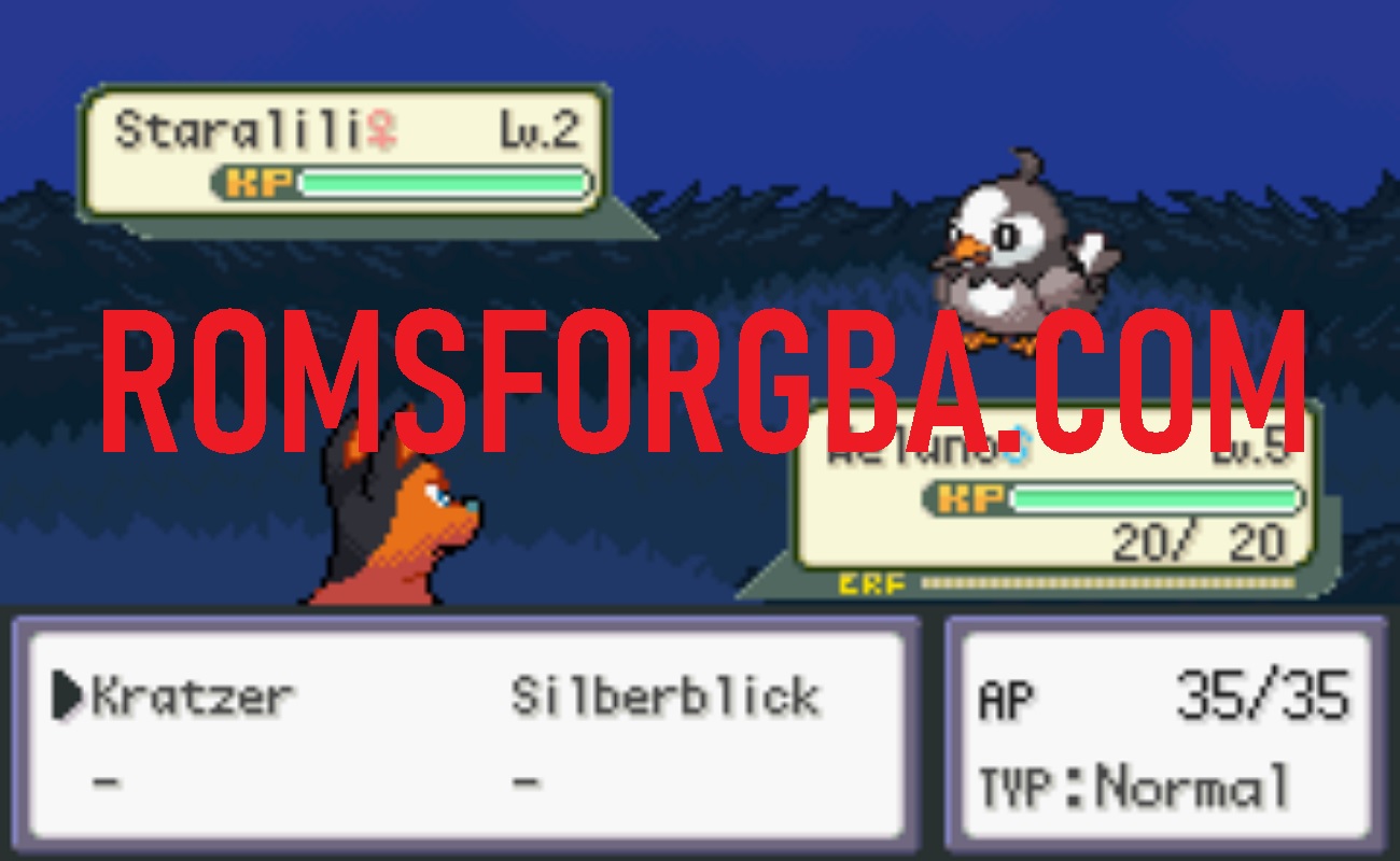 Screenshot of Pokémon Violet Wodka GBA ROM