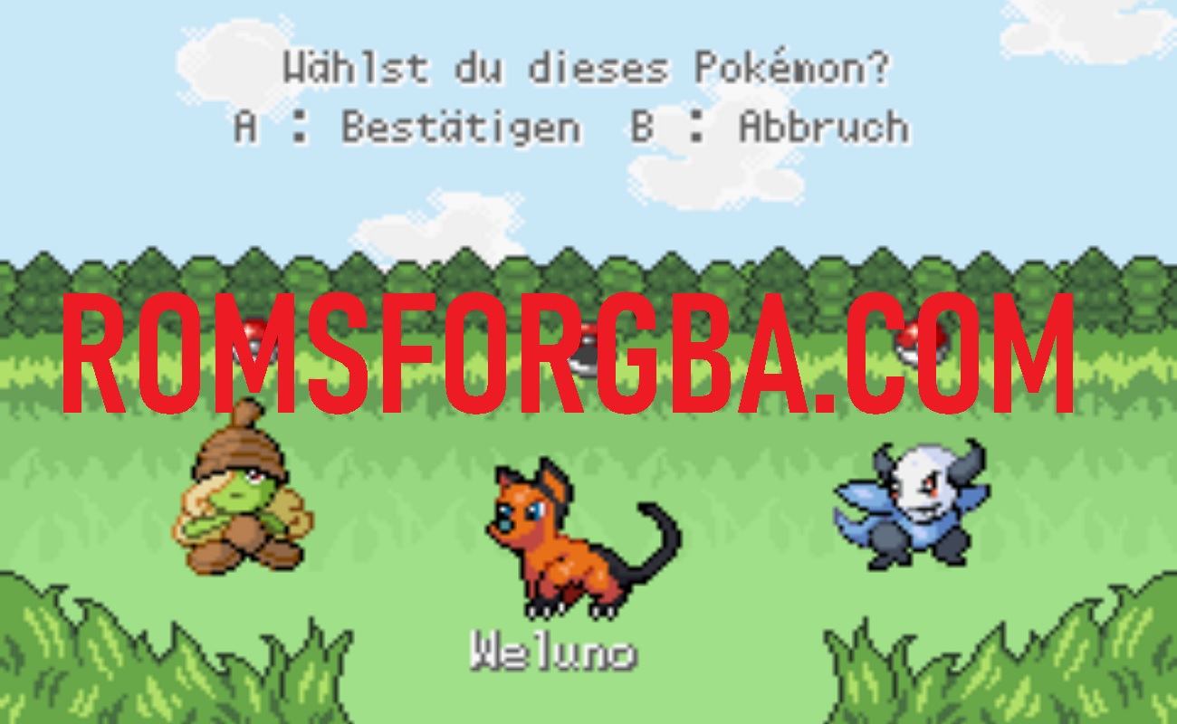 Screenshot of Pokemon Violet Wodka GBA