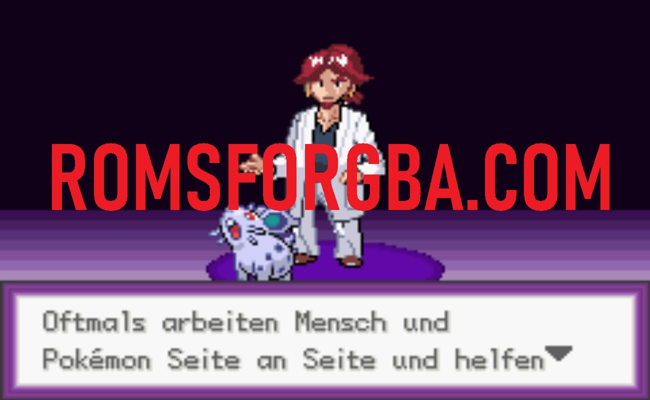 Screenshot of Pokemon Violet Wodka ROM