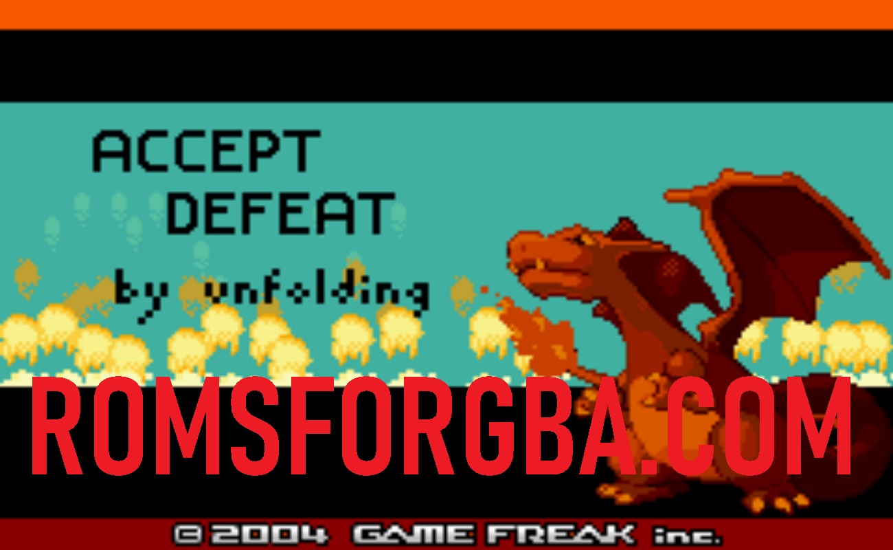 Pokemon Accept Defeat ROM Download [2023 Patched GBA]