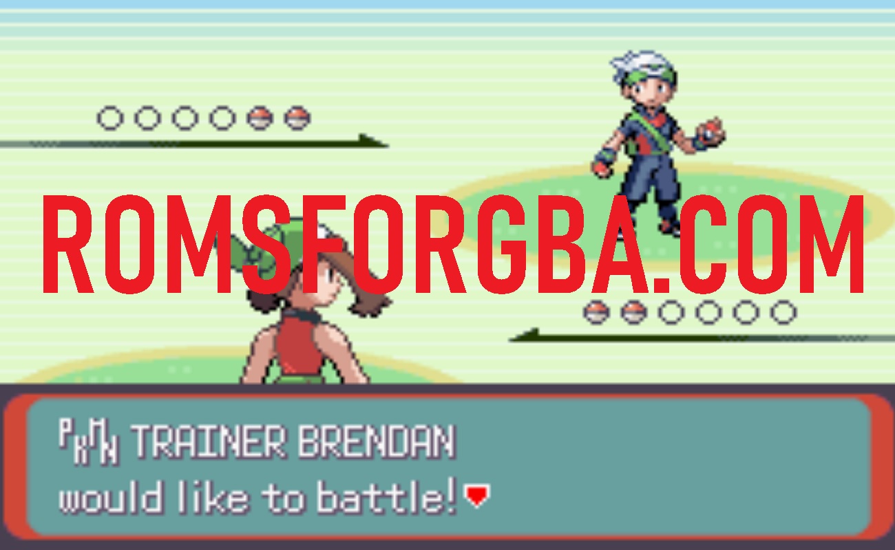 Screenshot of Pokémon Amalgamation of Emerald GBA ROM